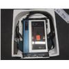 Image 2 : New Portable AM/FM Stereo Cassette Player W/ Built-In Speaker, Headphones & Original Box