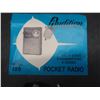 Image 6 : Audition 12 Solid State Radio Model 128 W/ Earphones & Original Box