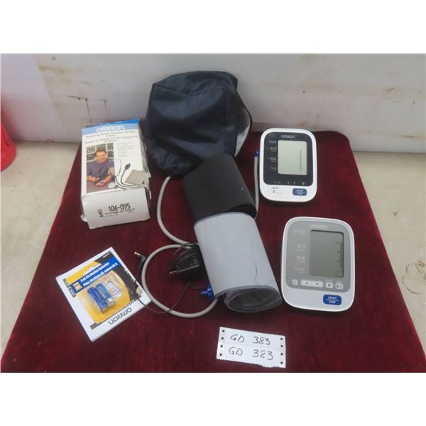 2 Omron Blood Pressure Monitors