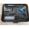 Image 16 : Flashlight, Desk Lamp, Heavy Duty RV Dogbone Electrical Adapter, Clipboard, Geometry Set