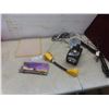Image 1 : Flashlight, Desk Lamp, Heavy Duty RV Dogbone Electrical Adapter, Clipboard, Geometry Set