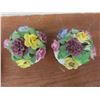 Image 12 : China Plates Tudor Rose Pattern, China Flower Bouquet, Silver Plated Spoons & 4 Crystal Ashtrays &