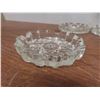 Image 3 : China Plates Tudor Rose Pattern, China Flower Bouquet, Silver Plated Spoons & 4 Crystal Ashtrays &