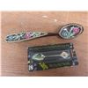 Image 7 : China Plates Tudor Rose Pattern, China Flower Bouquet, Silver Plated Spoons & 4 Crystal Ashtrays &