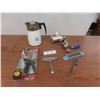 Image 1 : Corningware Coffee Pot, Meat Grinder, Butter Pat Cutter, Cheese Slicer & More