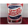 Image 3 : Pepsi Cola Porcelain Sign 21" X 6" Modern