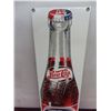 Image 4 : Pepsi Cola Porcelain Sign 21" X 6" Modern