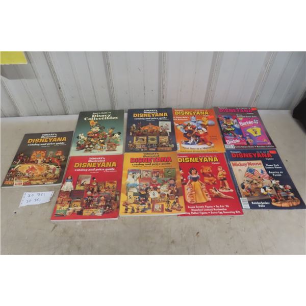 Tomart's Illustrated Disneyana Catalog And Price Guide Volumes 1-4, 4 Updates And Stern's Guide