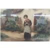 Image 2 : Vintage Framed Print The Fisherman's Daughter By Ernest Walbourn 20.5" x 16.5"