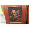 Image 2 : 2 Vintage Raised Copper Tooling Art Pictures 13.5" x 15.5"