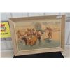 Image 1 : Frederic Remington The Emigrants Framed Print 17.25" x 26.25"