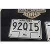 Image 3 : 2 Motorcycle Plates 1983 And Harley-Davidson Cycles Patch
