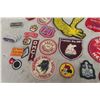 Image 4 : Box Full Of Old Felt Patches From The 50s, 60s, 70s And Past Commodore Felt Badge