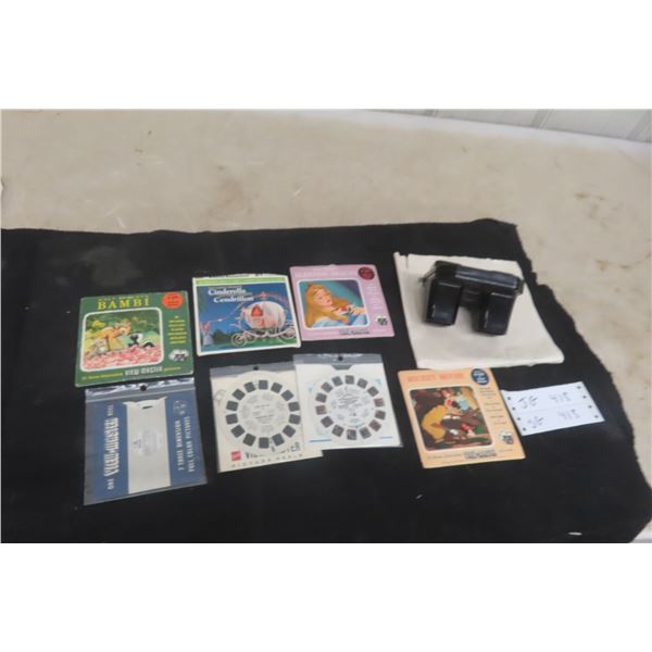 7 View Master Reels Walt Disney, Dukes Of Hazzard, Rin Tin Tin, Julia And Sawyers View Master