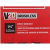 Image 2 : New Craftsman Cordless 20V 1/4" Impact Driver With 2 Batteries And Charger