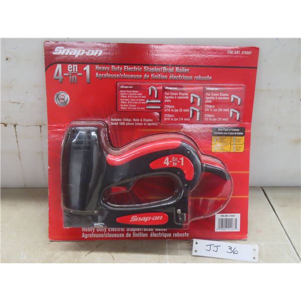 New Snap On Heavy Duty Electric Stapler And Brad Nailer