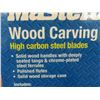 Image 2 : New Mastercraft Wood Carving Set 12 Pieces