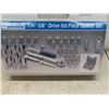 Image 2 : New Mastercraft 1/4" & 3/8" Drive 56 Piece Socket Set and 21 Piece Drill Bit Set