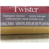 Image 5 : New: Twister 30" Ceiling Fan with Light, Ceiling Brace and Box Kit