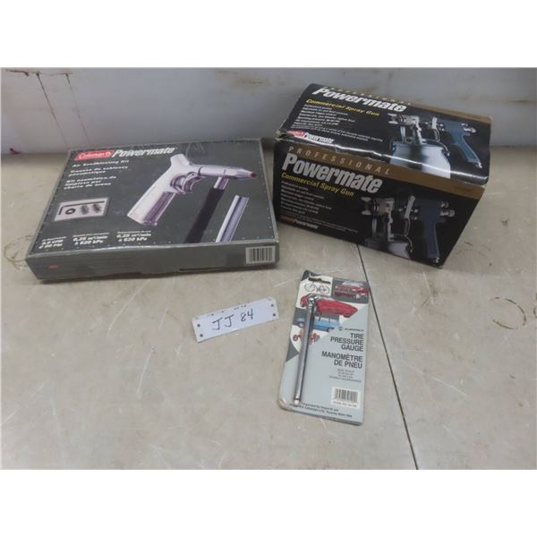 New Air Tools: Coleman Powermate Sandblasting Kit And Commercial Spray Gun