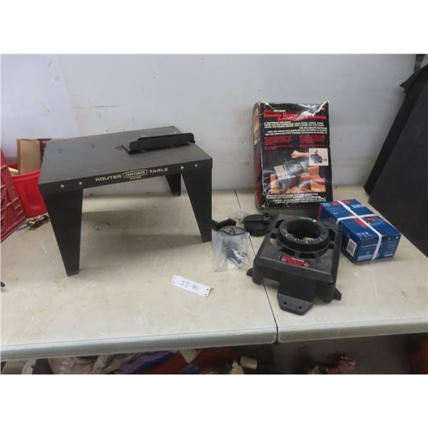 Craftsman Rosette Maker, New Bosch Self Leveling Cross Line Laser And Craftsman Router Table