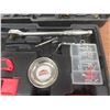 Image 4 : Aluminum Case W/ Tools, Level, Hack Saw, Wrenches, Tape Measure & More