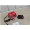 Image 1 : Milwaukee 48-11-1852 M18 18-Volt Lithium-Ion REDLITHIUM CP 2.0 Battery + Charger