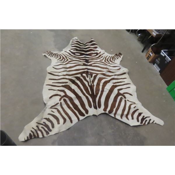 Faux Zebra Hide 66" x 84"
