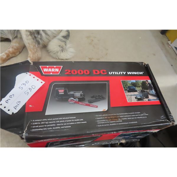 New 2000 lb Warn Winch