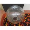 Image 5 : Decorative Mat 42" X 22", Large Plastic Round Light Shade 14" Tall & Metal Box W/ Snowman