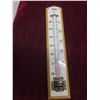 Image 13 : Tobacco Tin, Vintage Lighter, Thermometer, Beer Mirror Sign ", Seth Thomas Travel Clock, Quartz Lad