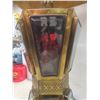 Image 8 : Antique Double Decker Table Lamp 37" High With Beveled Glass