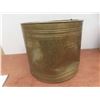 Image 4 : Brass Drum Full Of Forging Coal 14" x 12"