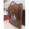 Image 7 : Dart Board Case 28" x 20 1/2" x 4", Buckingham Arms Grog Ale