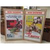 Image 1 : 2 Movie Advertisements Mounted On Plywood 52 1/2" x 31 1/2"