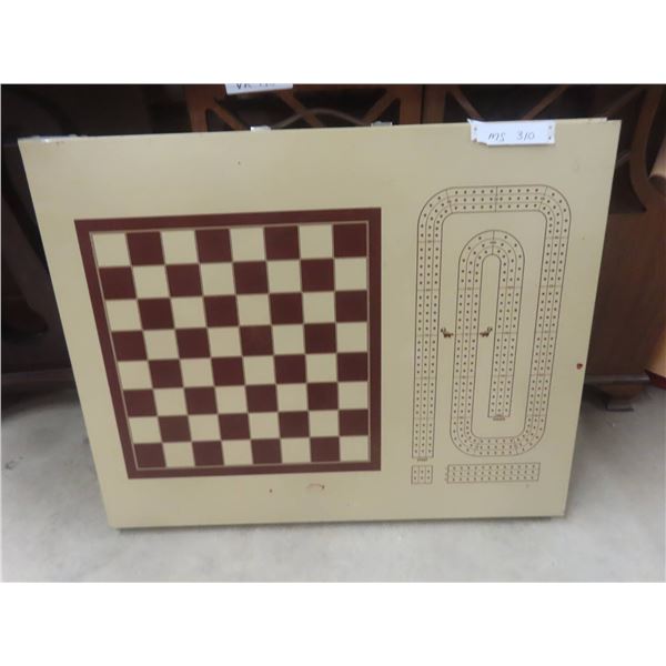 Fold Up Metal Game Table 28 1/2" x 60" x 24"