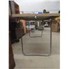 Image 5 : Fold Up Metal Game Table 28 1/2" x 60" x 24"