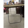 Image 8 : Fold Up Metal Game Table 28 1/2" x 60" x 24"