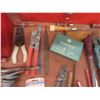 Image 7 : 2 Metal Toolboxes And Hand Tools: C Clamps, Pliers, Screwdrivers, File, Scraper