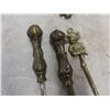 Image 7 : Brass Fireplace Tools