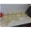 Image 1 : 5 Gold Metal Triangle Desktop Organizers And 6 Stackable Desk Letter Trays