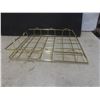 Image 3 : 5 Gold Metal Triangle Desktop Organizers And 6 Stackable Desk Letter Trays