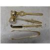 Image 8 : 2 Bar Tool Sets with Stand, Vintage Seltzer Bottle, Tray, Crystal Glasses