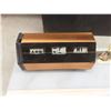 Image 10 : Vintage Writing Desk, Desk Set with Perpetual Calendar, Pen Holder and Bulova Desk Clock