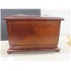 Image 2 : Vintage Writing Desk, Desk Set with Perpetual Calendar, Pen Holder and Bulova Desk Clock