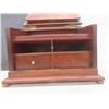 Image 7 : Vintage Writing Desk, Desk Set with Perpetual Calendar, Pen Holder and Bulova Desk Clock