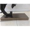Image 4 : PTMD Collection Iriss Brass Elephant Statue Featuring A Casted Textured Finish On Base "