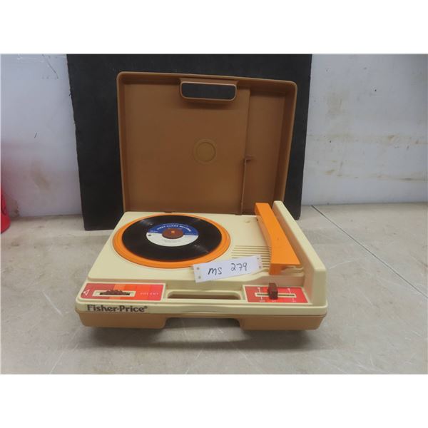 Vintage Fisher-Price Portable Record Player