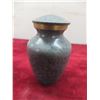 Image 2 : Lot Of 2 Brass Keepsake Cremation Urns "Maus Granite" "Radiance Brass" 2 1/2" Tall