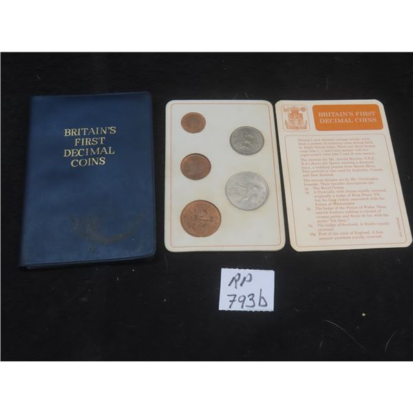 1968 Collection Britains First Decimal Coins